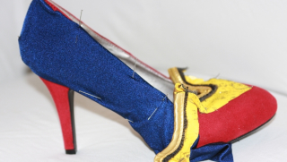 Illustration for article titled Make your own superhero heels and walk a mile in Wonder Woman's shoes